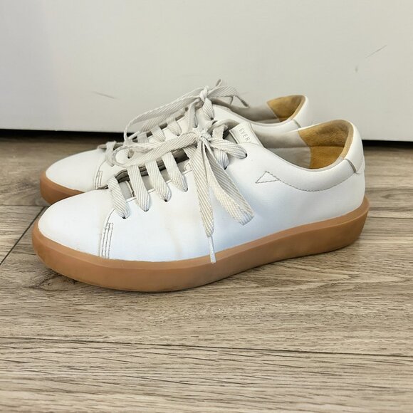Everlane Releather Tennis Shoes in White Size 6 - Picture 8 of 13